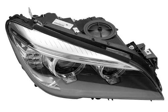 BMW Headlight Assembly - Passenger Side (Xenon) 63117348510